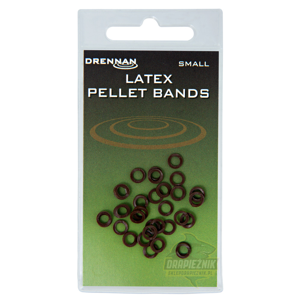 Gumki do pelletu Drennan Latex Pellet Bands - Small // Małe