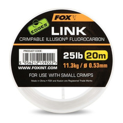 Materiał przyponowy Fox Edges Link Illusion Fluorocarbon 20m - 25lb