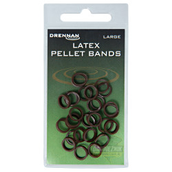 Gumki do pelletu Drennan Latex Pellet Bands - Large // Duże