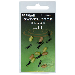Łączniki z krętlikiem Drennan Swivel Stop Beads - Small // Małe