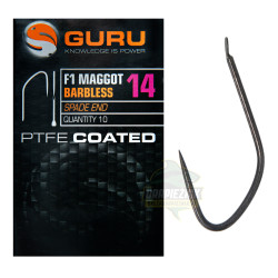 Haczyki Guru F1 Maggot Barbless