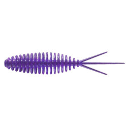 Libra Lures Turbo Worm 5.6cm - 020 / PURPLE WITH GLITTER
