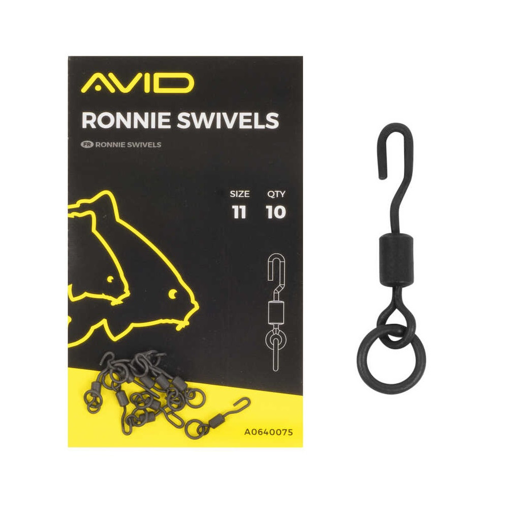 A0640075 Akcesoria karpiowe Avid - Ronnie Swivels