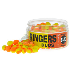 PRNG78 Ringers Chocolate Orange Duos Wafters 6+10mm - Orange-Yellow
