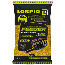 ZA-LO520 Zanęta Lorpio Feeder Magnetic 2kg - Yellow