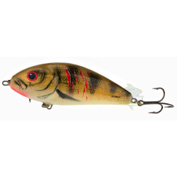 QFA076 Wobler Salmo FATSO 14cm Sinking - Wounded Emerdal Perch /LIMITED/