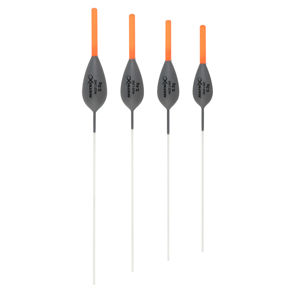 Matrix Mud Line Pole Floats - Bulk Pack Of 10 - Essential Match Fishing Tackle