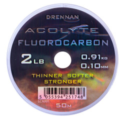 LCA001 Żyłka Drennan Acolyte Fluorocarbon 50m - 0,10mm