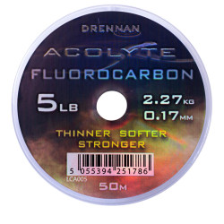 LCA005 Żyłka Drennan Acolyte Fluorocarbon 50m - 0,17mm