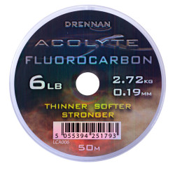 LCA006 Żyłka Drennan Acolyte Fluorocarbon 50m - 0,19mm