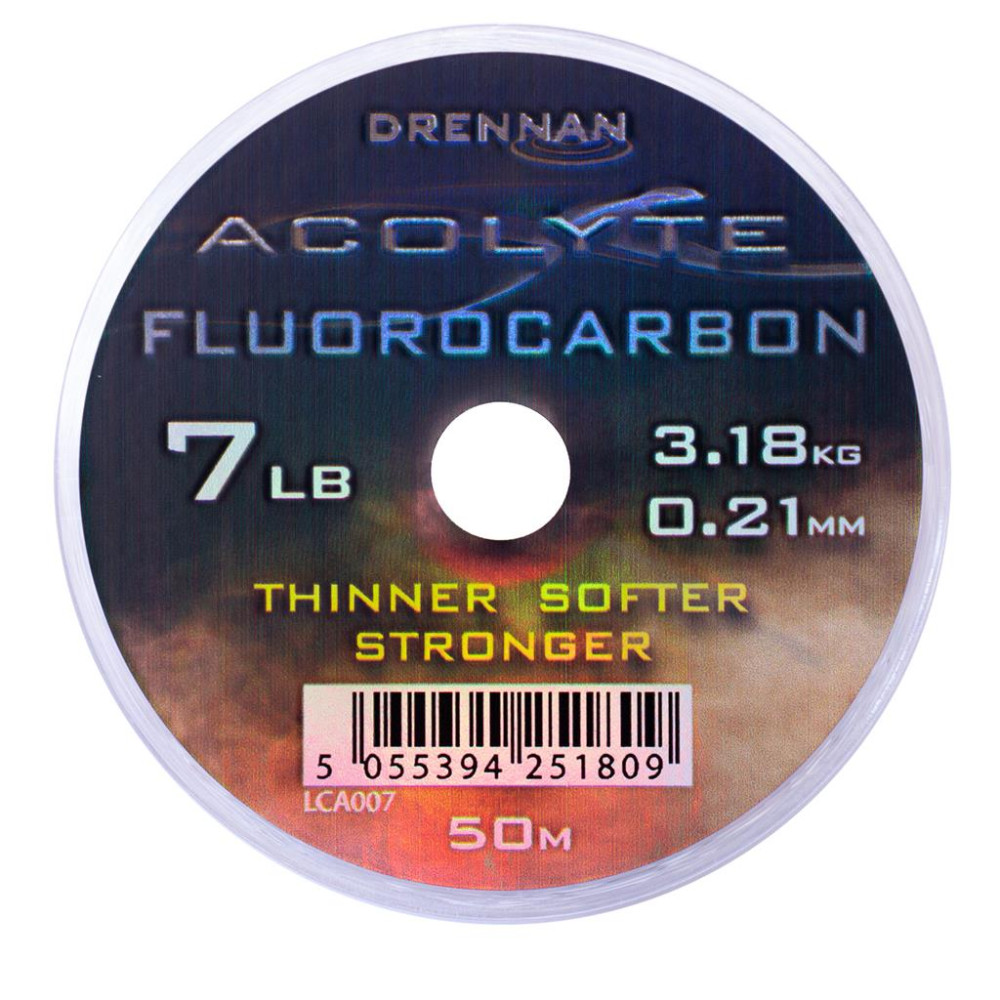 LCA007 Żyłka Drennan Acolyte Fluorocarbon 50m - 0,21mm