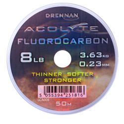 LCA008 Żyłka Drennan Acolyte Fluorocarbon 50m - 0,23mm
