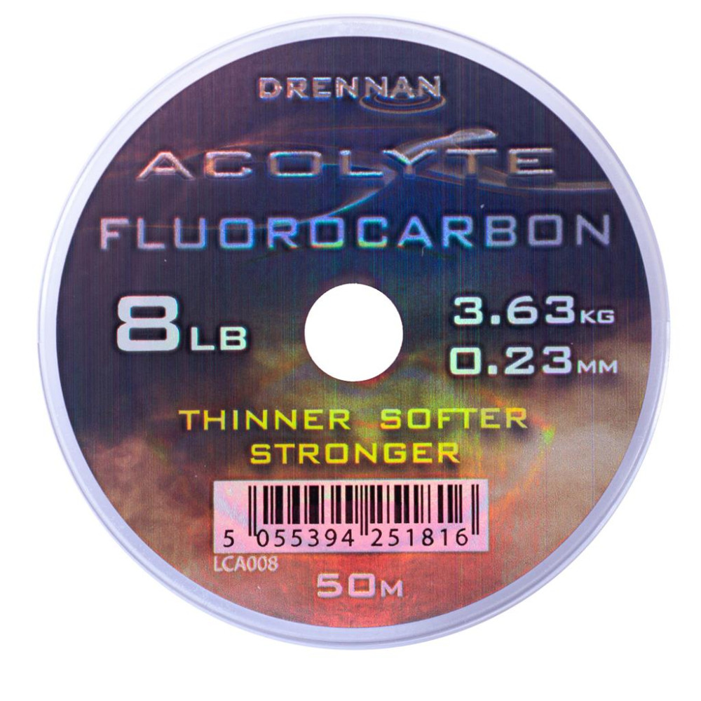 LCA008 Żyłka Drennan Acolyte Fluorocarbon 50m - 0,23mm