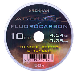 LCA009 Żyłka Drennan Acolyte Fluorocarbon 50m - 0,25mm