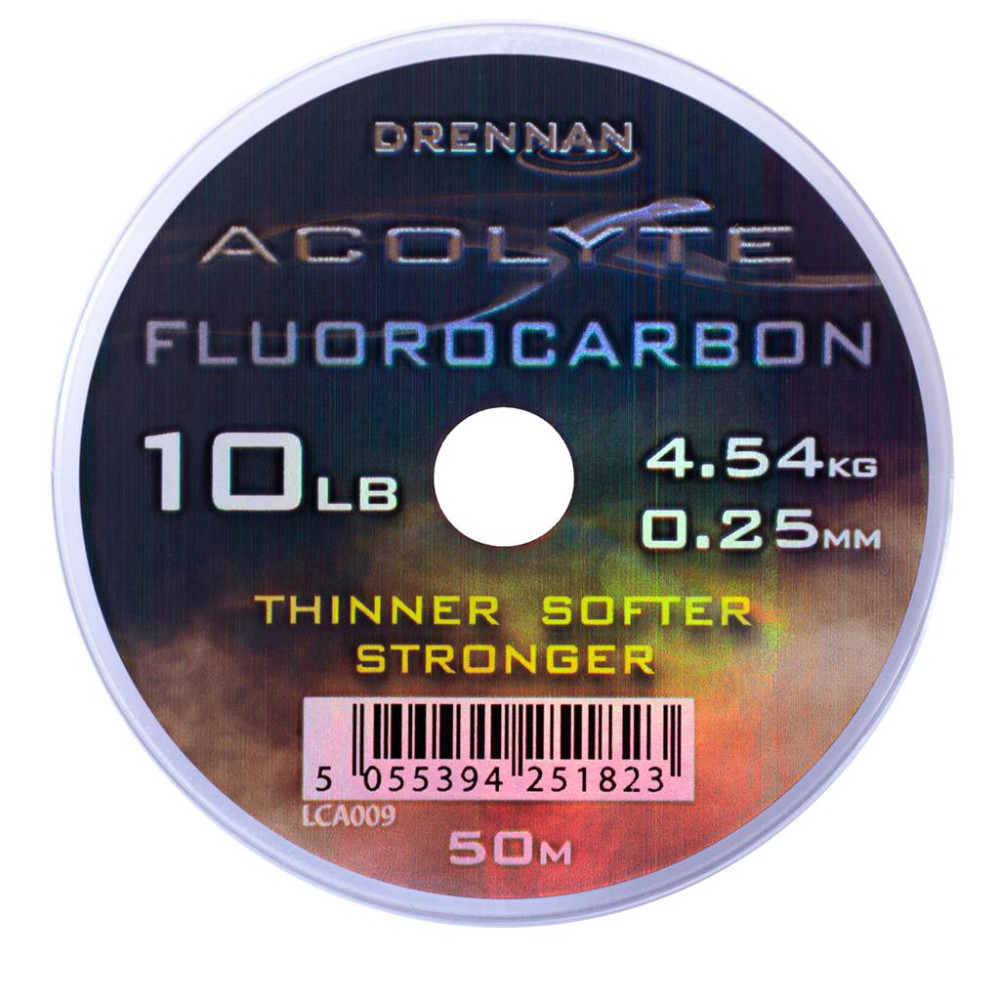 LCA009 Żyłka Drennan Acolyte Fluorocarbon 50m - 0,25mm