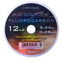 LCA010 Żyłka Drennan Acolyte Fluorocarbon 50m - 0,28mm