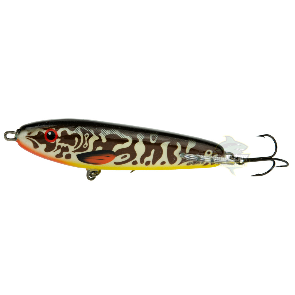 QSE056 Wobler Salmo Sweeper 12cm Sinking - Barred Muskie