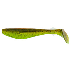 Gumy FishUp Wizzle Shad 5.0" / 12.5cm - 204 Green Pumpkin/Chartreuse