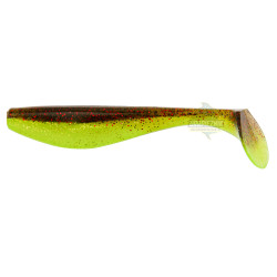 Gumy FishUp Wizzle Shad 5.0" / 12.5cm - 203 Green Pumpkin/Flo Chartreuse