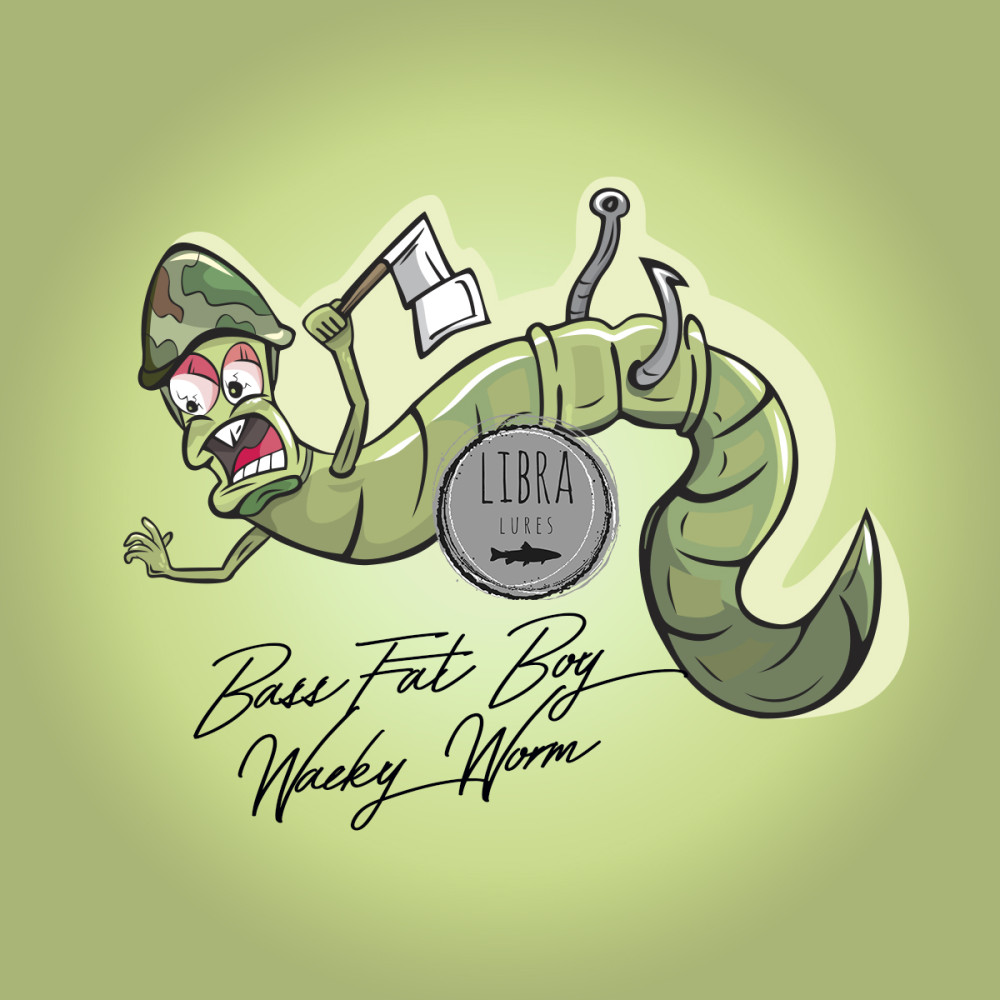 Libra Lures Bass Fat Boy Wacky Worm