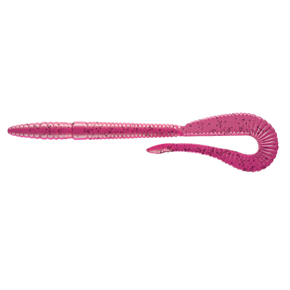 Libra Lures Bass Crazy Twist Tail Worm 14cm - 019 / HOT PINK WITH