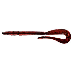 Libra Lures Bass Crazy Twist Tail Worm 14cm - 022 / COLA WITH BLACK PEPPER
