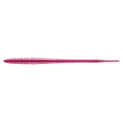 Libra Lures Bass Slim Finnese Worm 14cm - 019 / HOT PINK WITH BLACK PEPPER