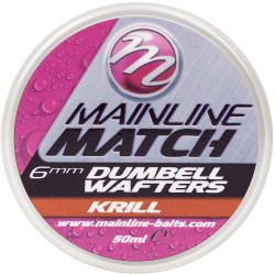 MM3120 Mainline Match Dumbell Wafters 6mm - Red-Krill