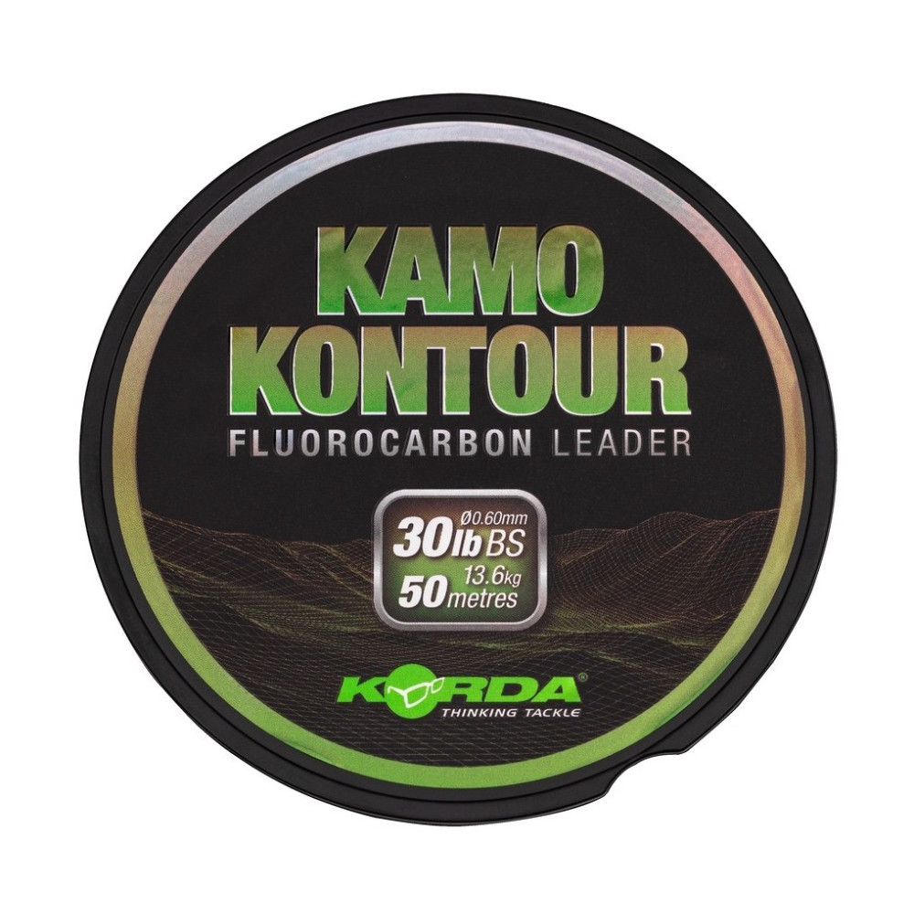KFLU04 Strzałówka Korda Kamo Kontour Fluorocarbon Leader 50m - 0.60mm