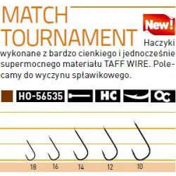 Haczyki Owner MATCH TOURNAMENT 56535 brązowe - hak 12