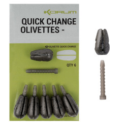 K0310174 Ciężarki Korum Quick Change Olivettes - 4g