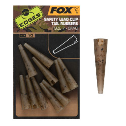 CAC808 Fox Edges - Camo Safety Lead Clip Tail Rubbers - Size 7