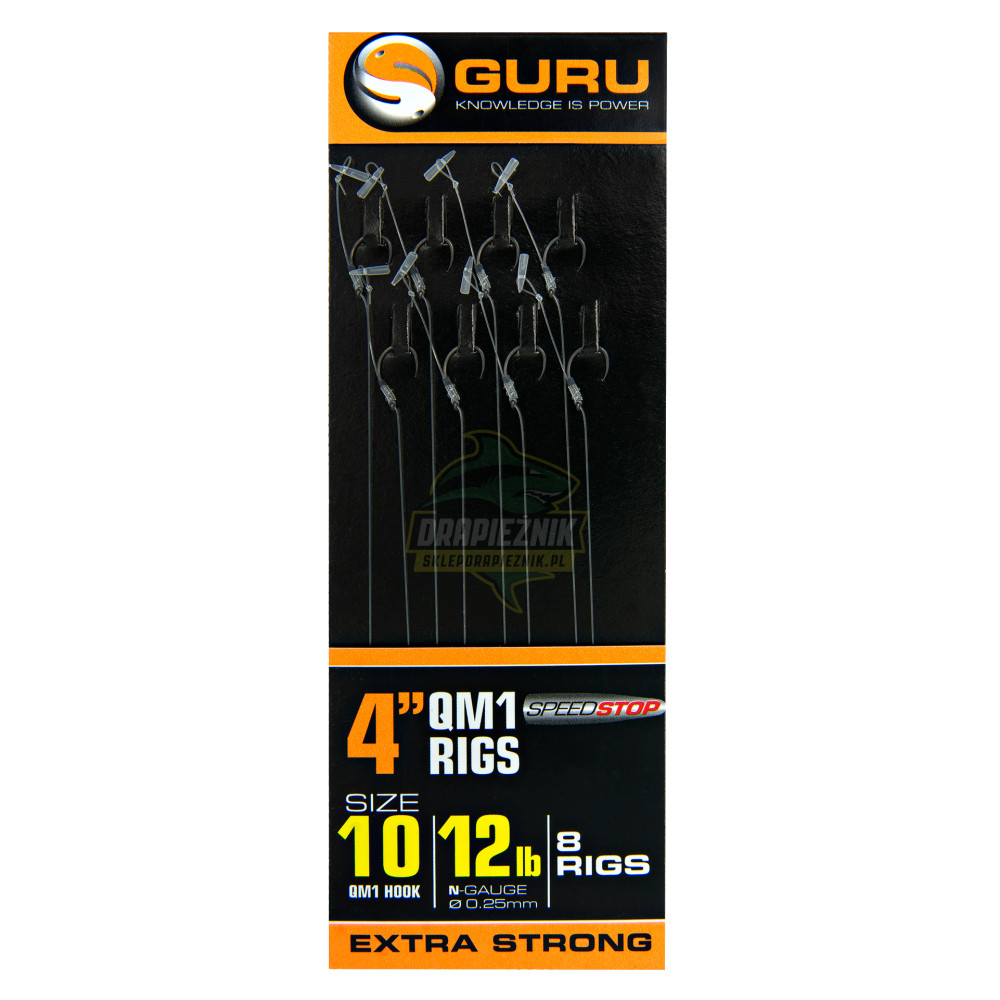 Przypony Guru QM1 With SpeedStops 10cm - roz.10