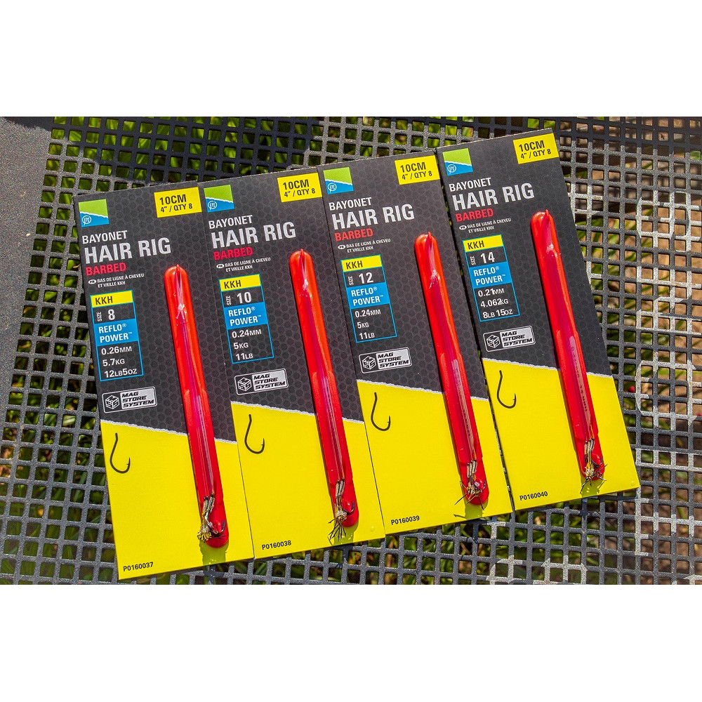 Przypony Preston KKH Mag Store Hair Rigs - 4" / BAYONET /