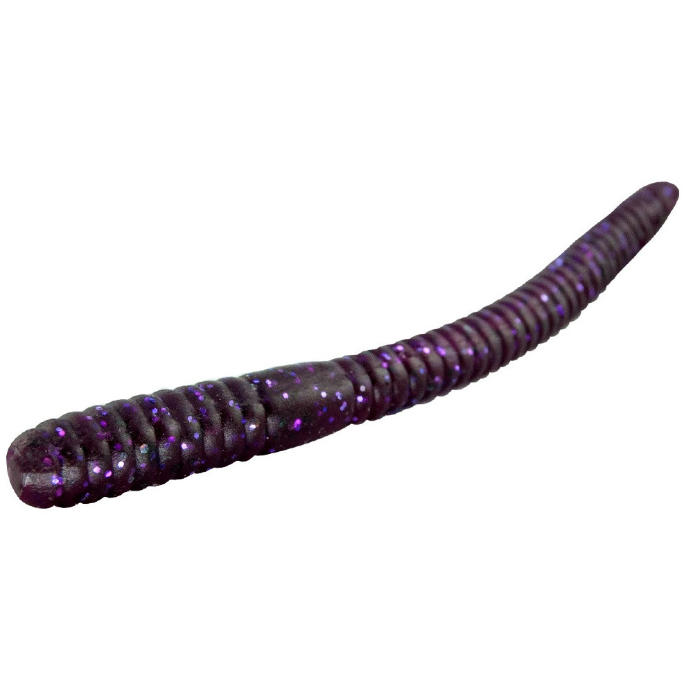 Gumy Perch Professor Flying Worm 2.75" / 7cm - 02 Purple Pepper