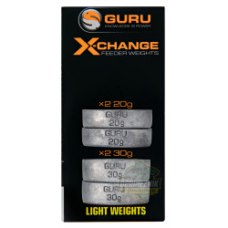 Warianty Zapasowe obciążenie Guru X-Change Feeder Weights - Light 20+30g