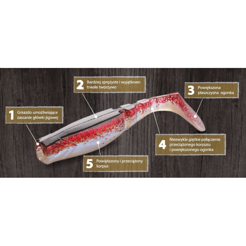 Mikado Fishunter 8cm 5 szt. - 02TRT