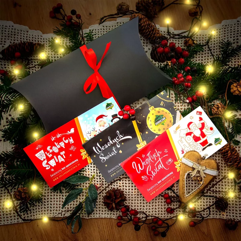 Bożonarodzeniowy Bon Upominkowy I - WERSJA PAPIEROWA Z PUDEŁKIEM