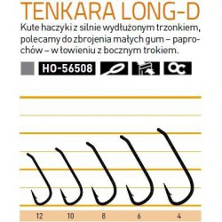 Haczyki Owner TENKARA LONG-D 56508 czarne - hak 6