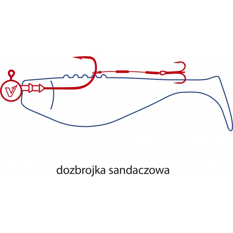 Dozbrojka sandaczowa Dragon - 4cm