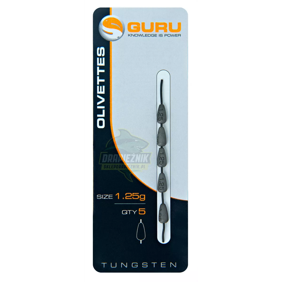 Ciężarkii Guru Tungsten Olivettes - 3.0g