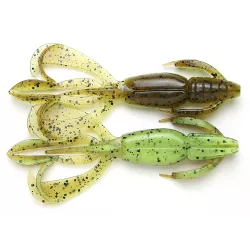 Keitech Crazy Flapper 2'' 5.1cm - 401 Green Pumpkin Chartreuse