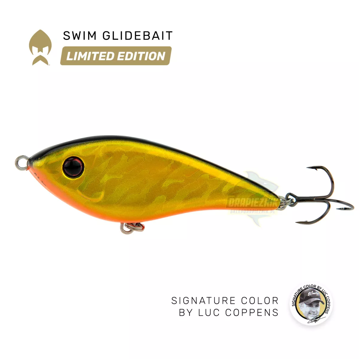 Wobler Westin Swim Glidebait 8cm SINKING - Gold Shiner /LIMITED EDITION/