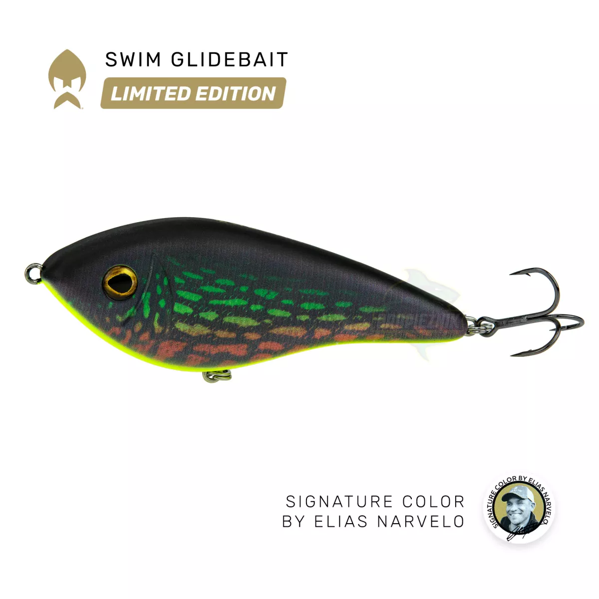 Wobler Westin Swim Glidebait 13.5cm SUSPENDING - Real Chartreuse Pike /LIMITED EDITION/