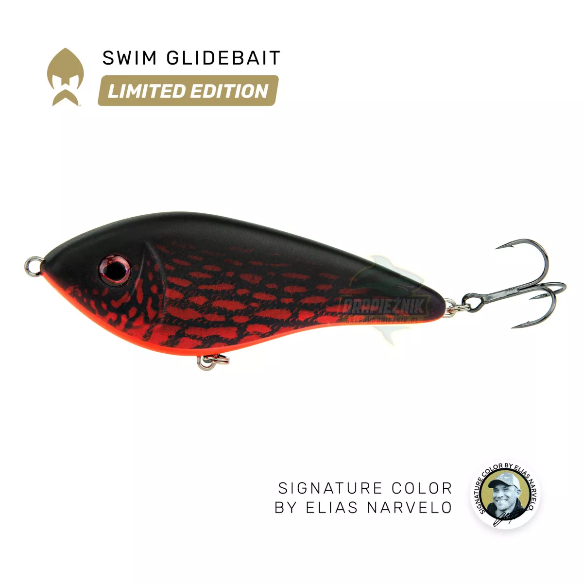 Wobler Westin Swim Glidebait 12cm SUSPENDING - Real Fire Pike /LIMITED EDITION/