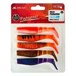 Zestaw gum Mikado Fishunter 8cm 5 szt. - MIX 33