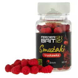 Smużaki Feeder Baits - ŚLIMAKI 8mm Truskawka