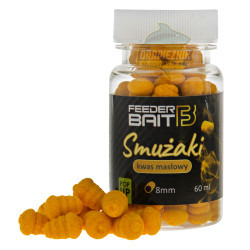 Smużaki Feeder Baits - ŚLIMAKI 8mm Kwas Masłowy