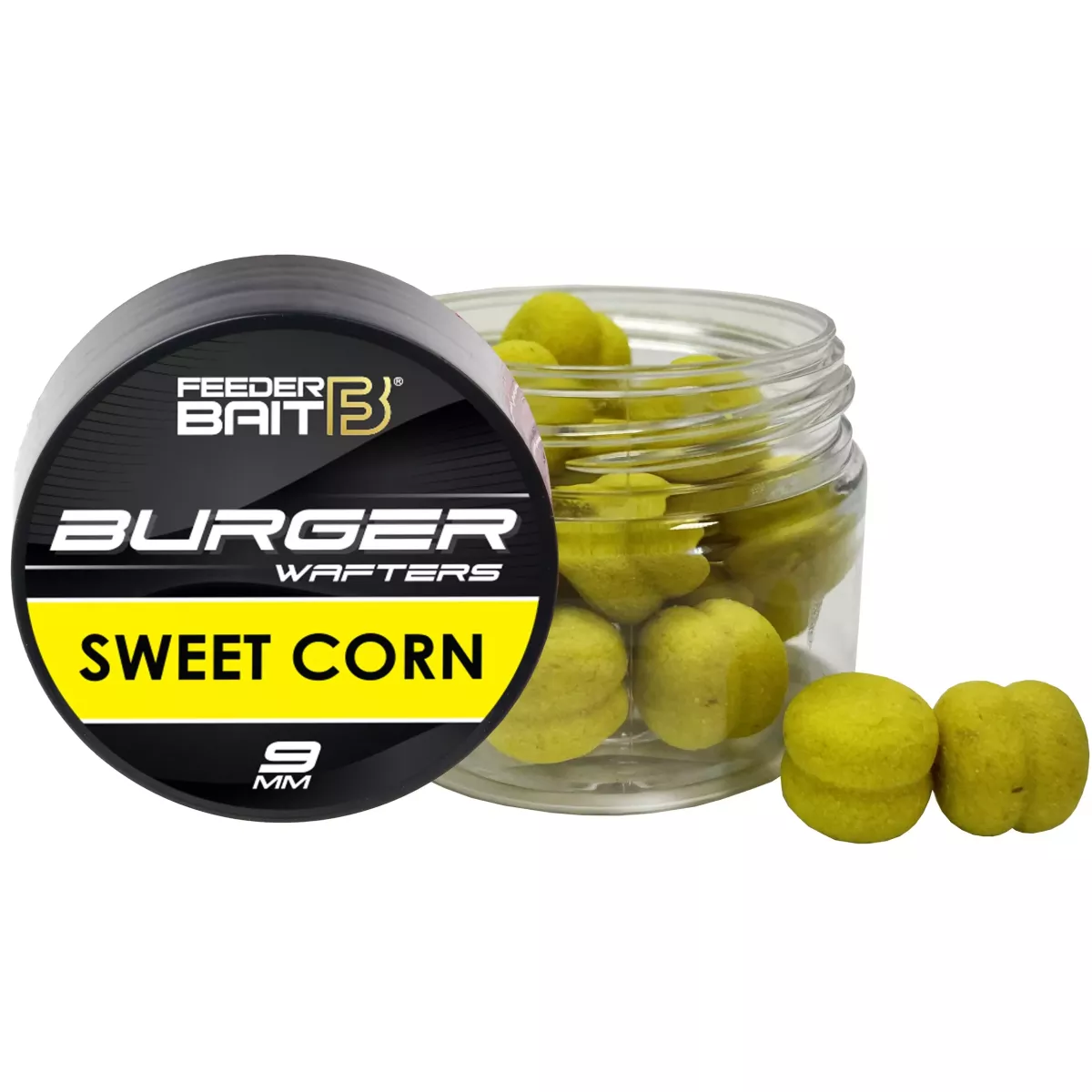 Feeder Bait Burger Wafters 9mm - Sweet Corn