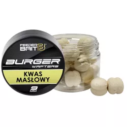 FB37-7 Feeder Bait Burger Wafters 9mm - Kwas Masłowy